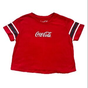 Coca Cola Red Crop Top Size Medium (0722)